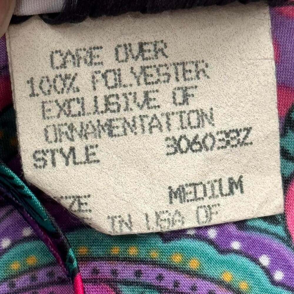 California Mis Vintage Paisley Lace Slip Dress - Picture 8 of 8